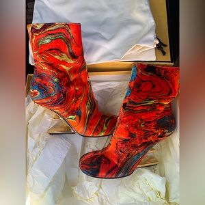 Women’s Fendi marble boots
